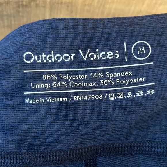 Outdoor‎ Voices Blue Active Leggings Size Medium - Picture 11 of 11